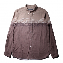 Back Channel, MOUNTAIN PANEL SHIRT BROWN