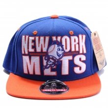 NEWYORK METS, SNAP BACK CAP,ORANGExBLUE