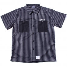 cut-rate, t/c broad stripe shirt