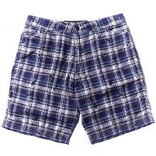 Back Channel, paisley check shorts