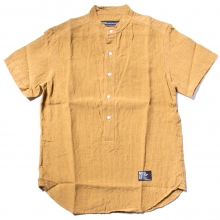 Back Channel, stand collar h/s shirt