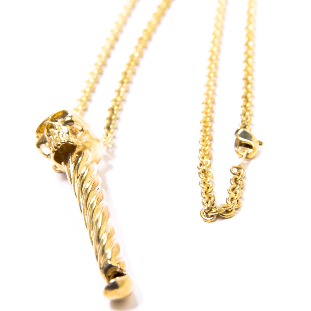 CUTRATE SKULL STRAW NECKLACE スカル ネックレス カットレイト スカル ネックレス | CUTRATE SKULL STRAW NECKLACE