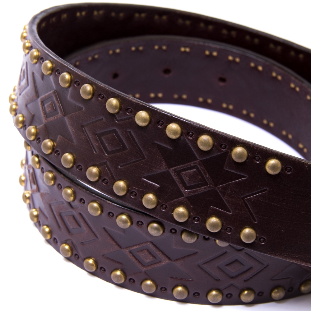 ROUGH AND RUGGED ラフアンドラゲット スタッズ レザー ベルト ラフアンドラゲット スタッズ レザー ベルト | ROUGH AND RUGGED, STUD