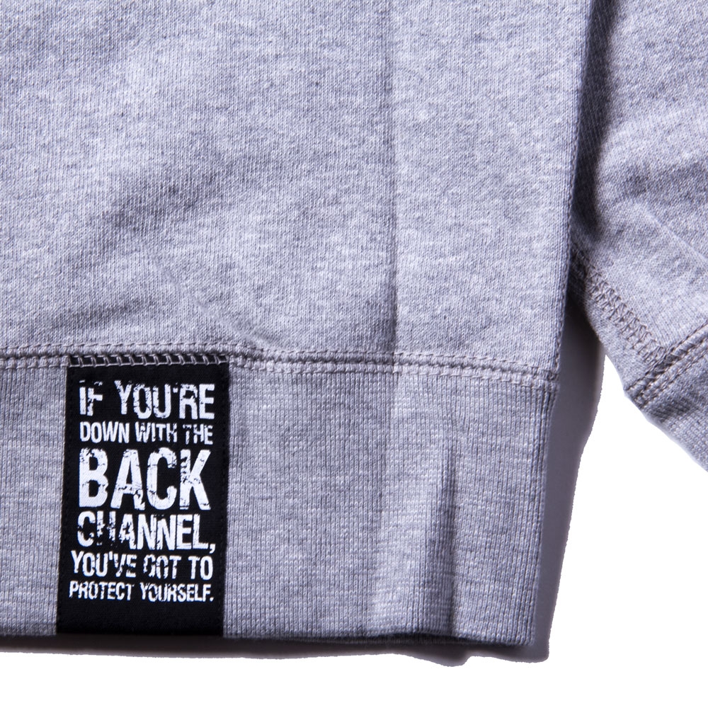 バックチャンネル カレッジロゴ プルオーバー パーカ | BACK CHANNEL 
