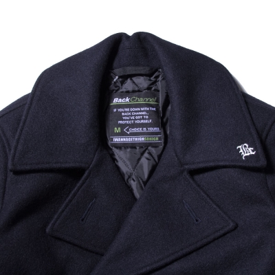 Back Channel × Harris Tweed ピーコート Lサイズ Back Channel × Harris Tweed ピーコート Lサイズ Back Channel