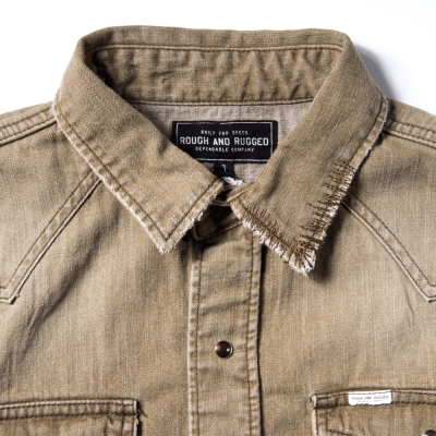 ラフアンドラゲッド ローベリー ロングスリーブ シャツ