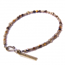 Back Channel, beads bracelet