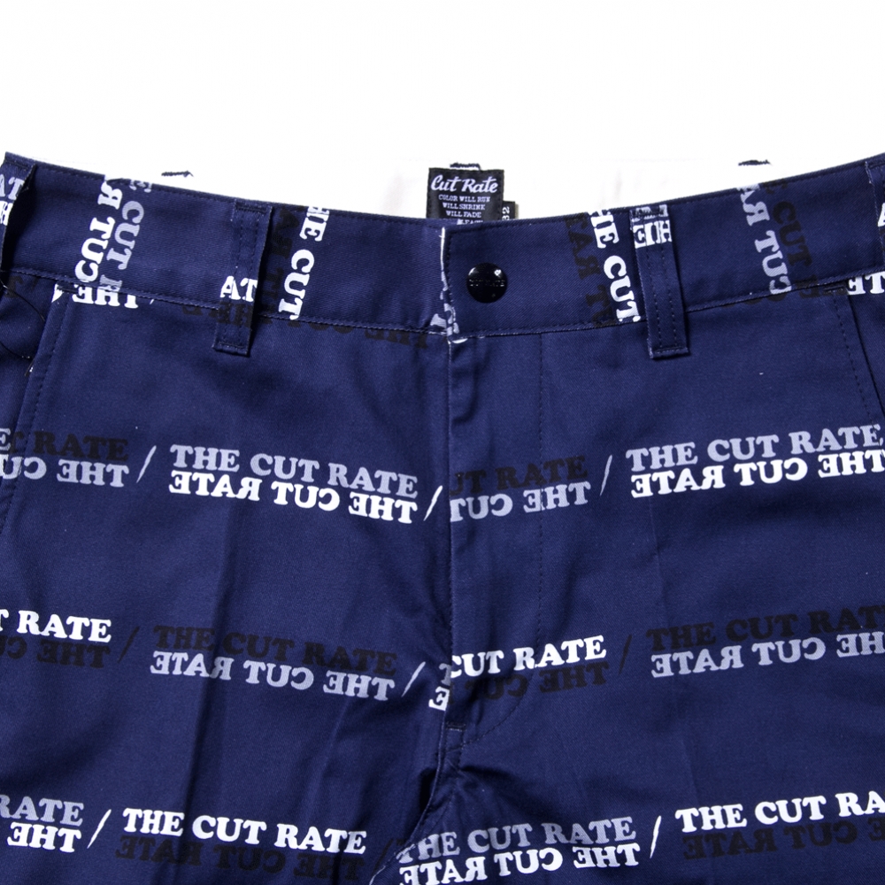 カットレイト  ロゴ ボーダー ショート