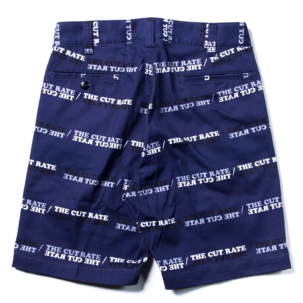 カットレイト  ロゴ ボーダー ショート