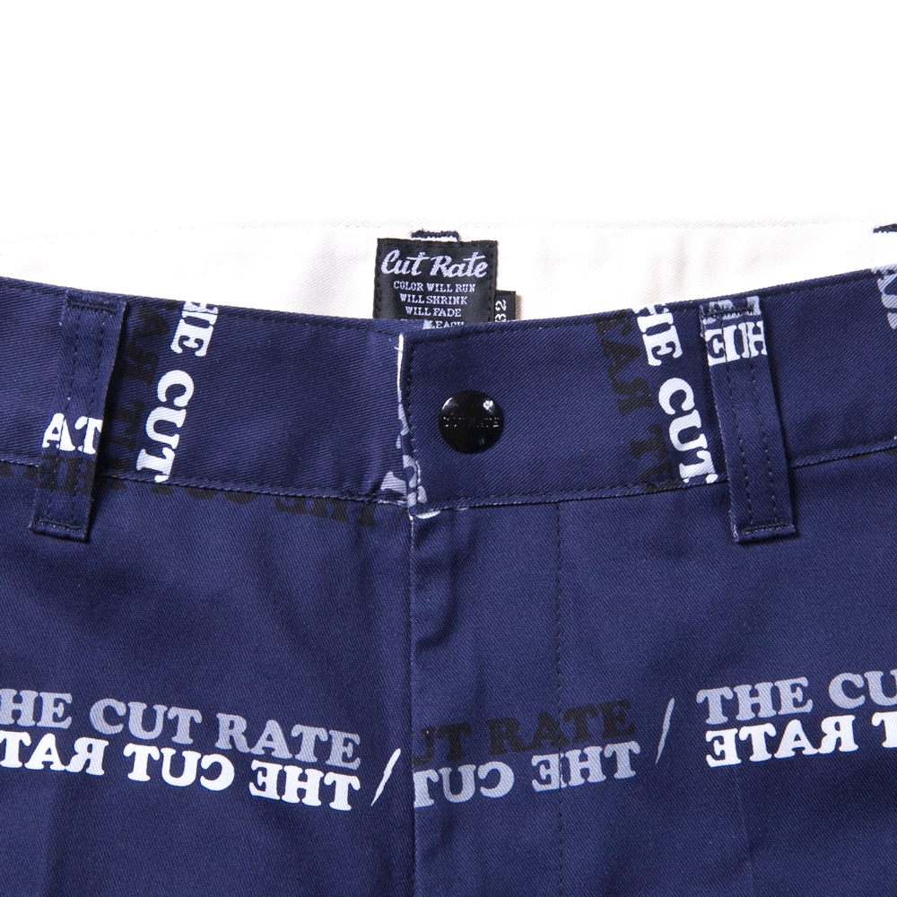 カットレイト  ロゴ ボーダー ショート