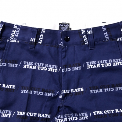 カットレイト  ロゴ ボーダー ショート