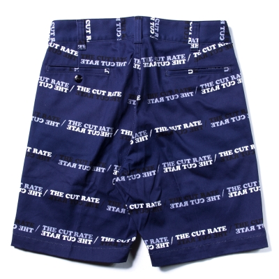 カットレイト  ロゴ ボーダー ショート