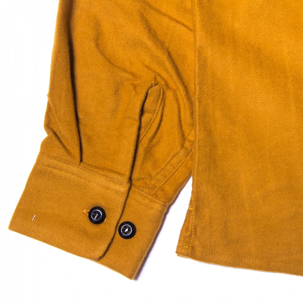 カットレイト ロングスリーヴ フランネルエンブロイデリー ワーク シャツ