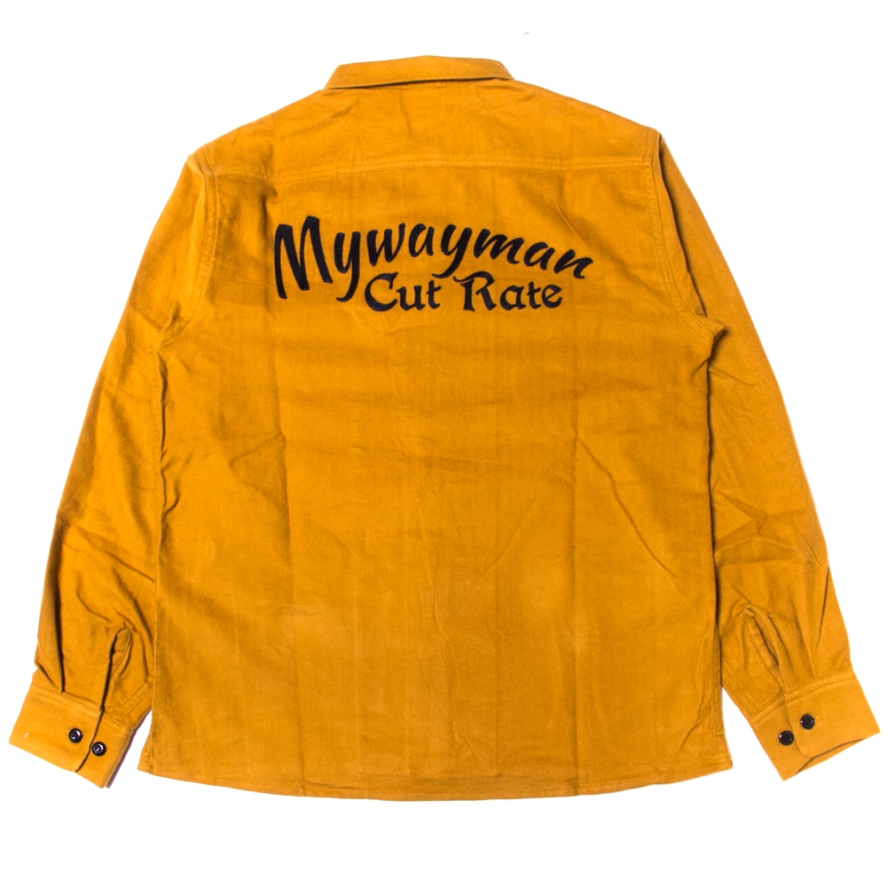 カットレイト ロングスリーヴ フランネルエンブロイデリー ワーク シャツ