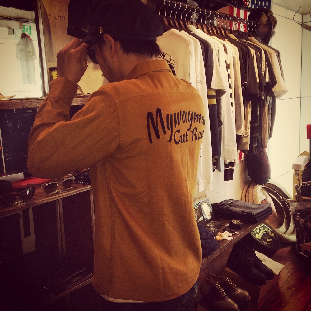 カットレイト ロングスリーヴ フランネルエンブロイデリー ワーク シャツ