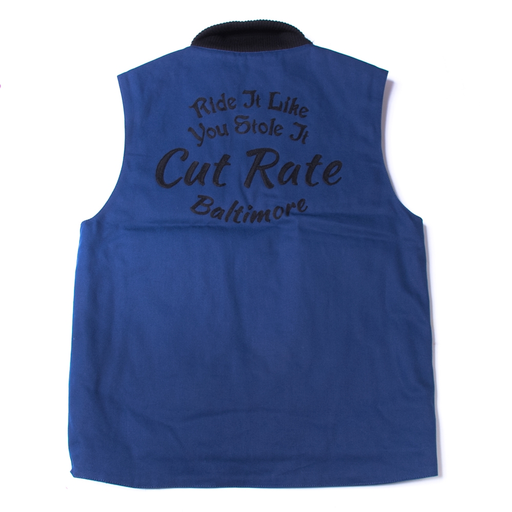 カットレイト ダック ワーク ベスト | CUTRATE DUCK WORK VEST - TWO 