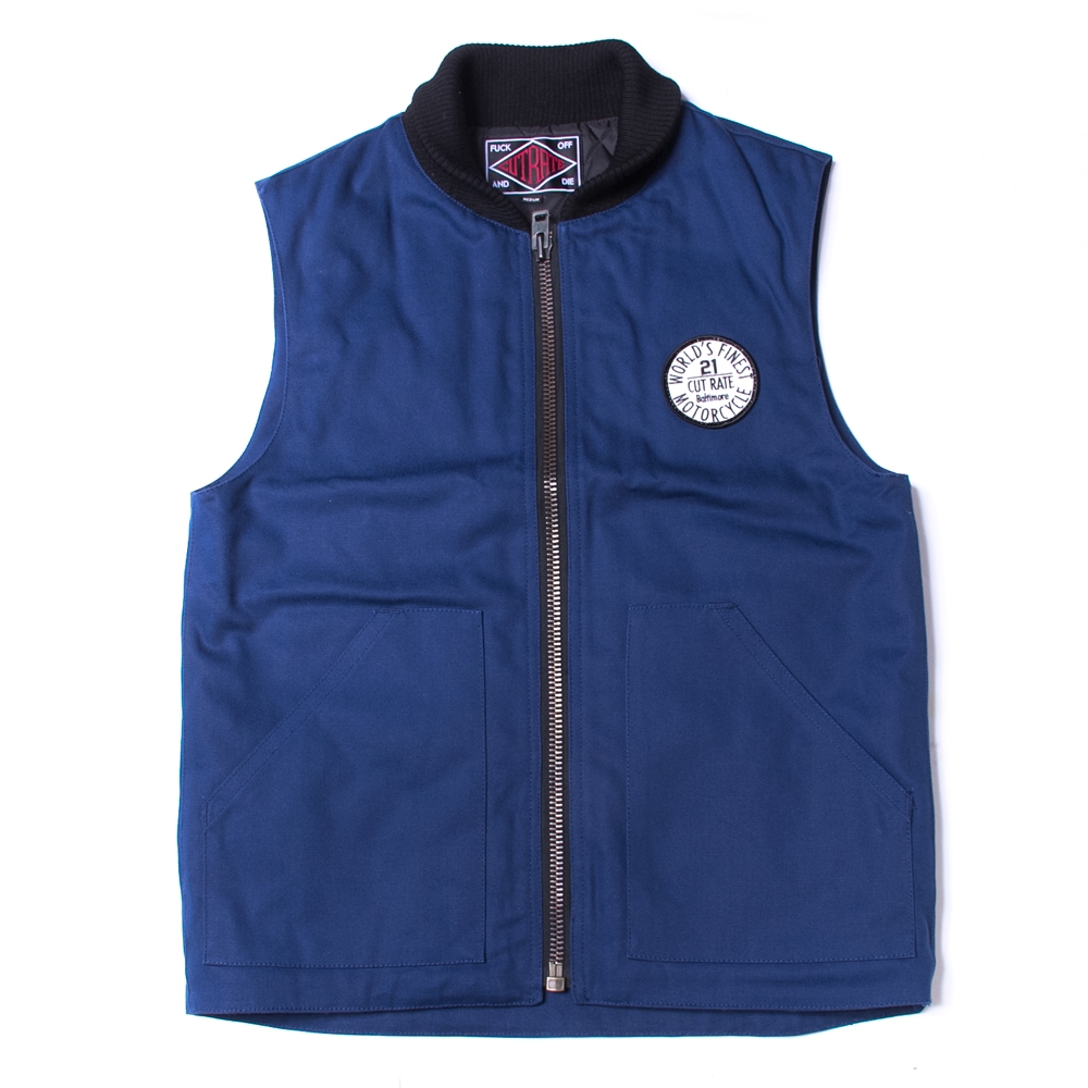 カットレイト ダック ワーク ベスト | CUTRATE DUCK WORK VEST - TWO 