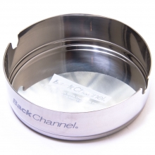 Back Channel, stainless ash tray