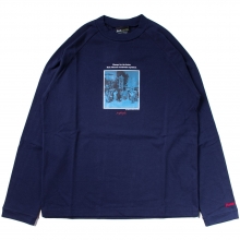 Back Channel ☓ mitsubishi worldwide expedited long sleeve t (e)