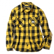 Back Channel, college logo nel check shirt