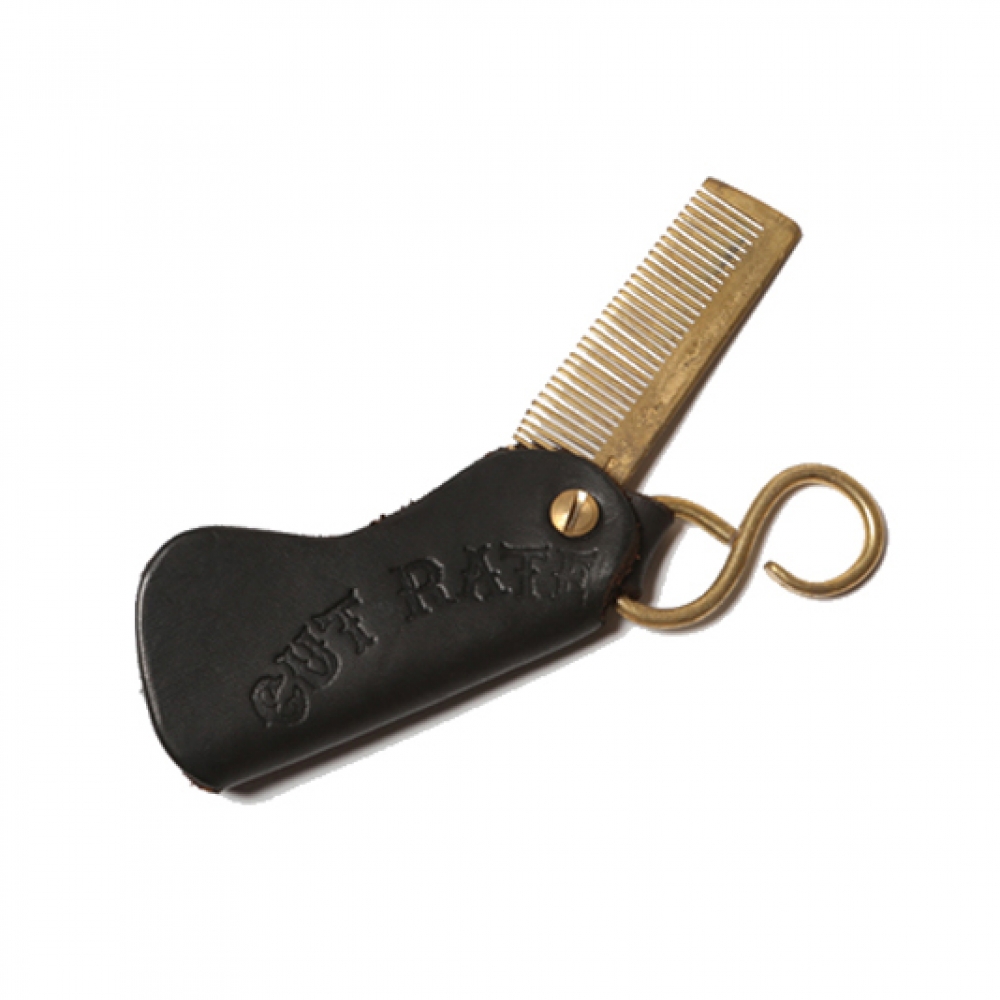 CUTRATE LEATHER COMBカットレイト コーム レザーケース カットレイト レザー コーム | CUTRATE, LEATHER COMB - TWO FACE