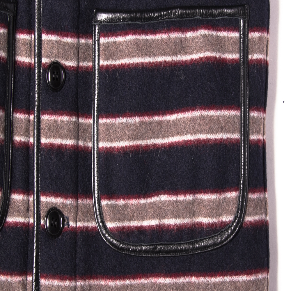 カットレイト  ボア ストライプ ベスト