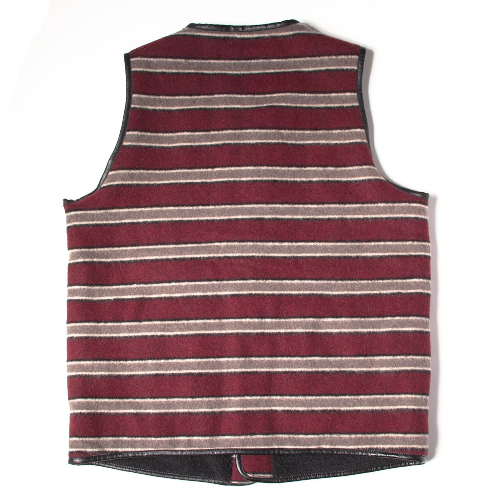 カットレイト ボア ストライプ ベスト | CUTRATE, BOA STRIPE VEST  