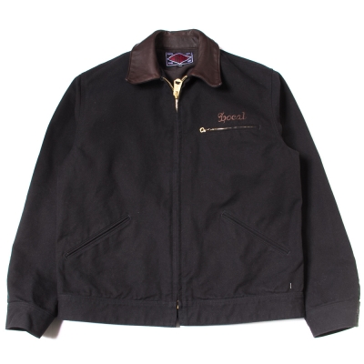 【希少】cutrate カットレイト ワークジャケット　ブラック　刺繍 希少】cutrate カットレイト ワークジャケット ブラック 刺繍