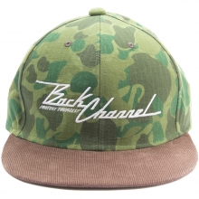 Back Channel, camo snap back