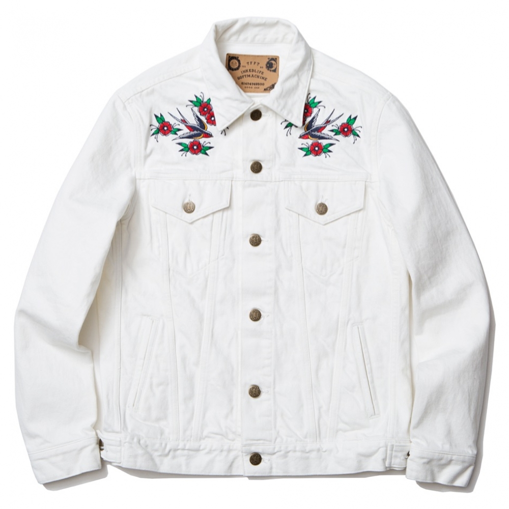 softmachine ソフトマシーン　デニム　ジャケット　ホワイト The Softmachine ソフトマシーン デニムジャケット 白 softmachine