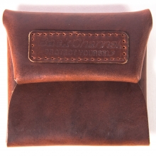 Back Channel, horween chromexcel coin case