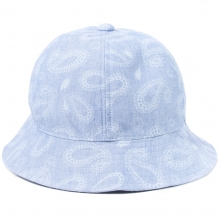 Back Channel, paisley chambray metro hat