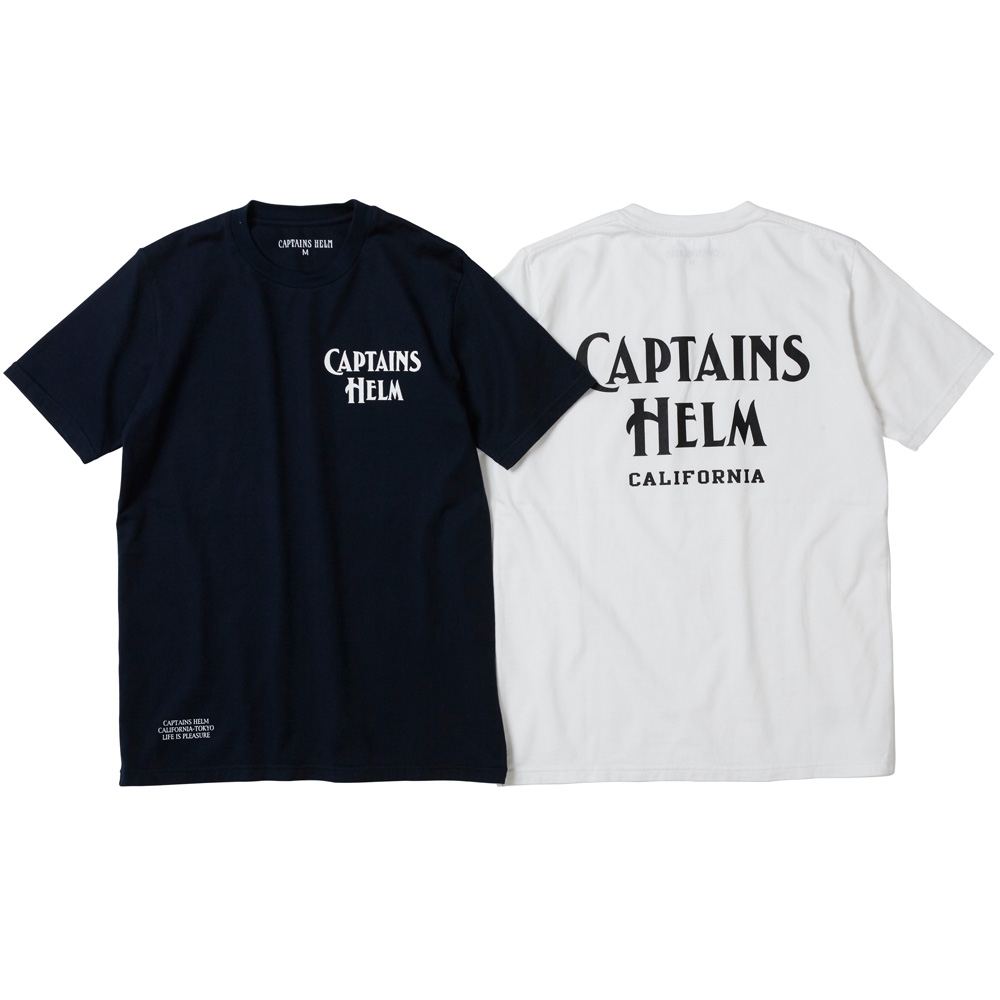 キャプテンズ ヘルム ロゴ tシャツ カリフォルニア - S