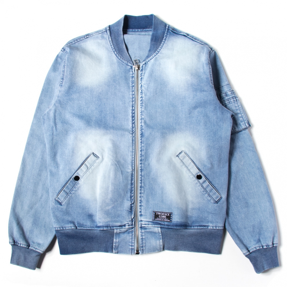 TWO BONDS TWOFACE デニム スリーフェイス　リーバイス ツーフェイス オリジナル デニム ma1 | TWOFACE ORIGINAL , DENIM MA-1