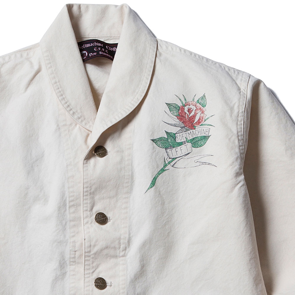 ソフトマシーン スナフ ショール カラー カバーオール