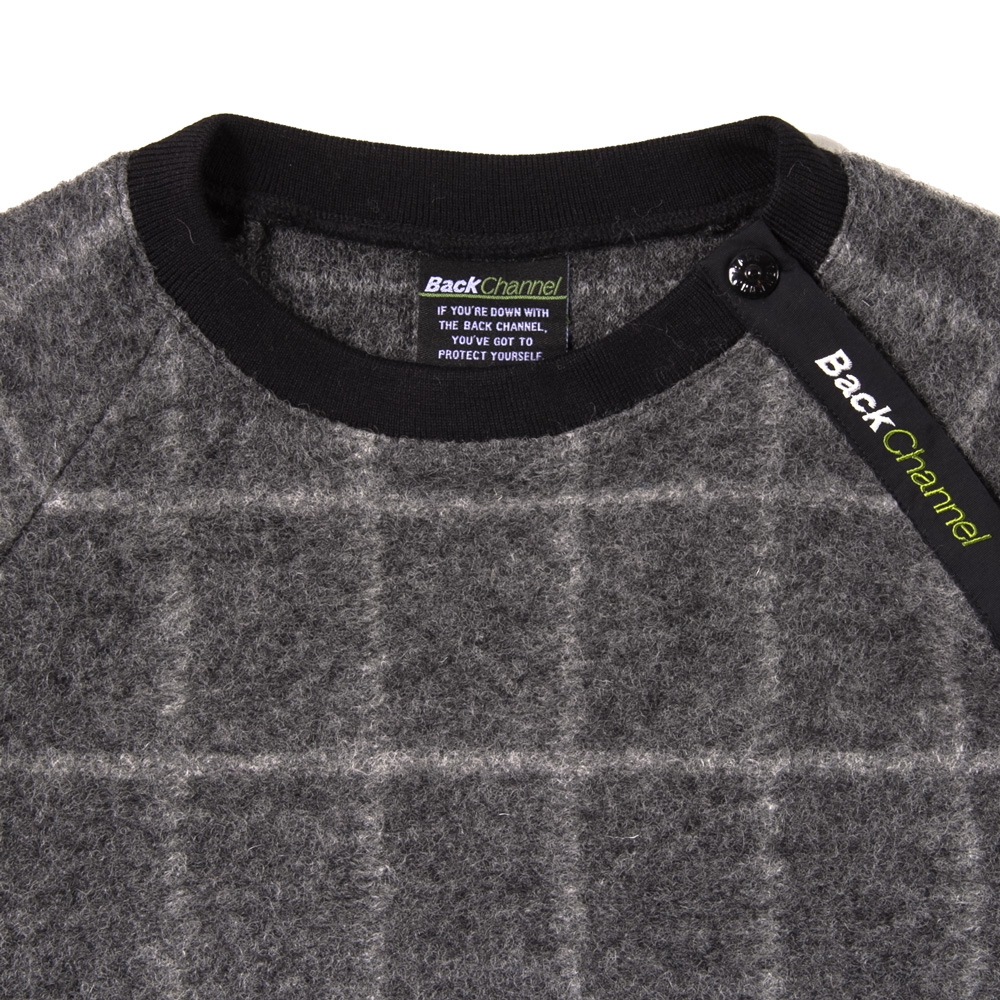 バックチャンネル ウール スウェット | BACK CHANNEL, WOOL SWEAT 