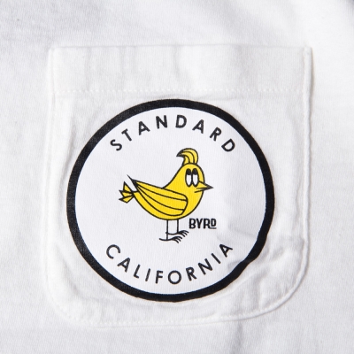 バード スタンダード カリフォルニア ロゴ ポケット tシャツ | BYRD
