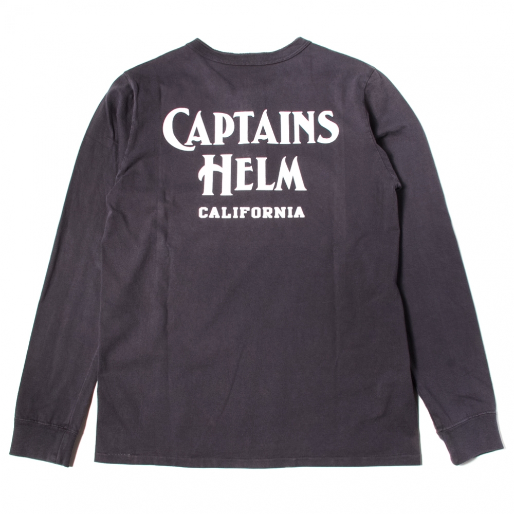 キャプテンズ ヘルム usa メイド ヘンリー ロングスリーブ tシャツ