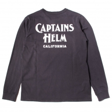 キャプテンズヘルムブラックロングスリーブ Tシャツ,サーマル通販