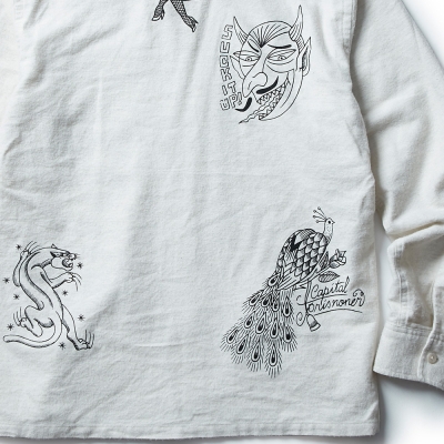 ソフトマシーン スケッチ フランネル シャツ | SOFTMACHINE SKETCH  