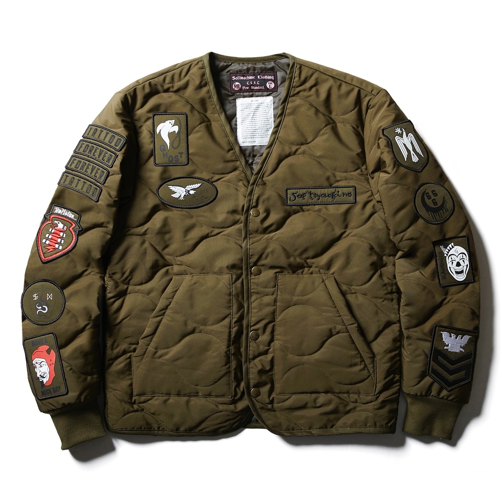 ソフトマシーンキルティングジャケット