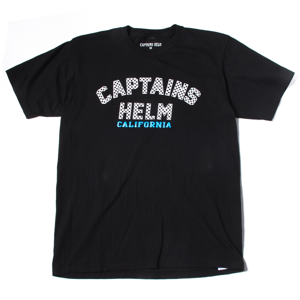 キャプテンズヘルム チェッカー フラッグ ロゴTシャツ | CAPTAINS HELM 