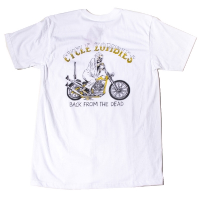 サイクルゾンビーズ イエロー フェバー ショートスリーブ tシャツ