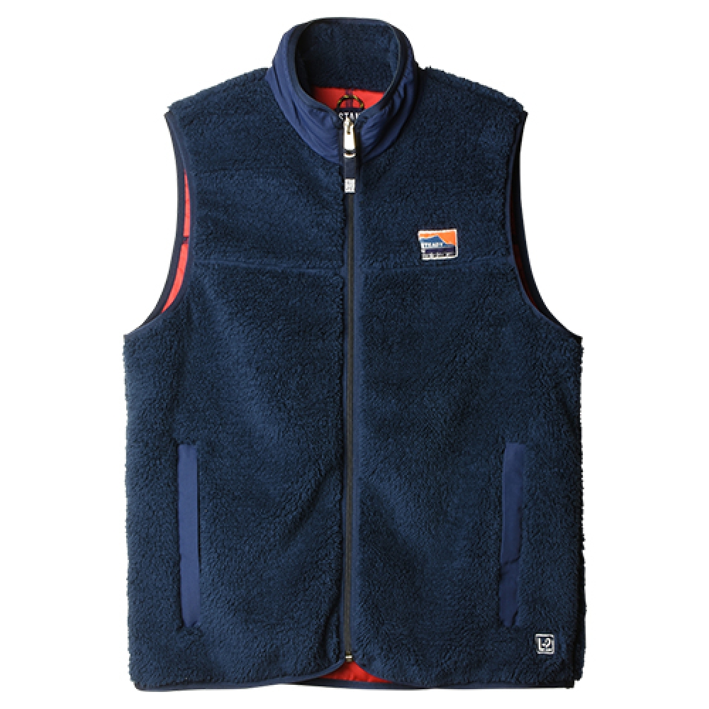 スタンダードカリフォルニア / フリース リバーシブル ベスト M