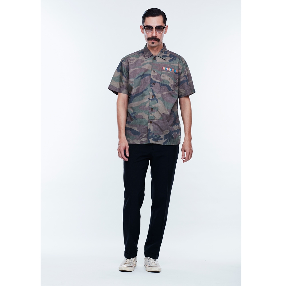 ソフトマシーン セーバー タイガー カモ シャツ