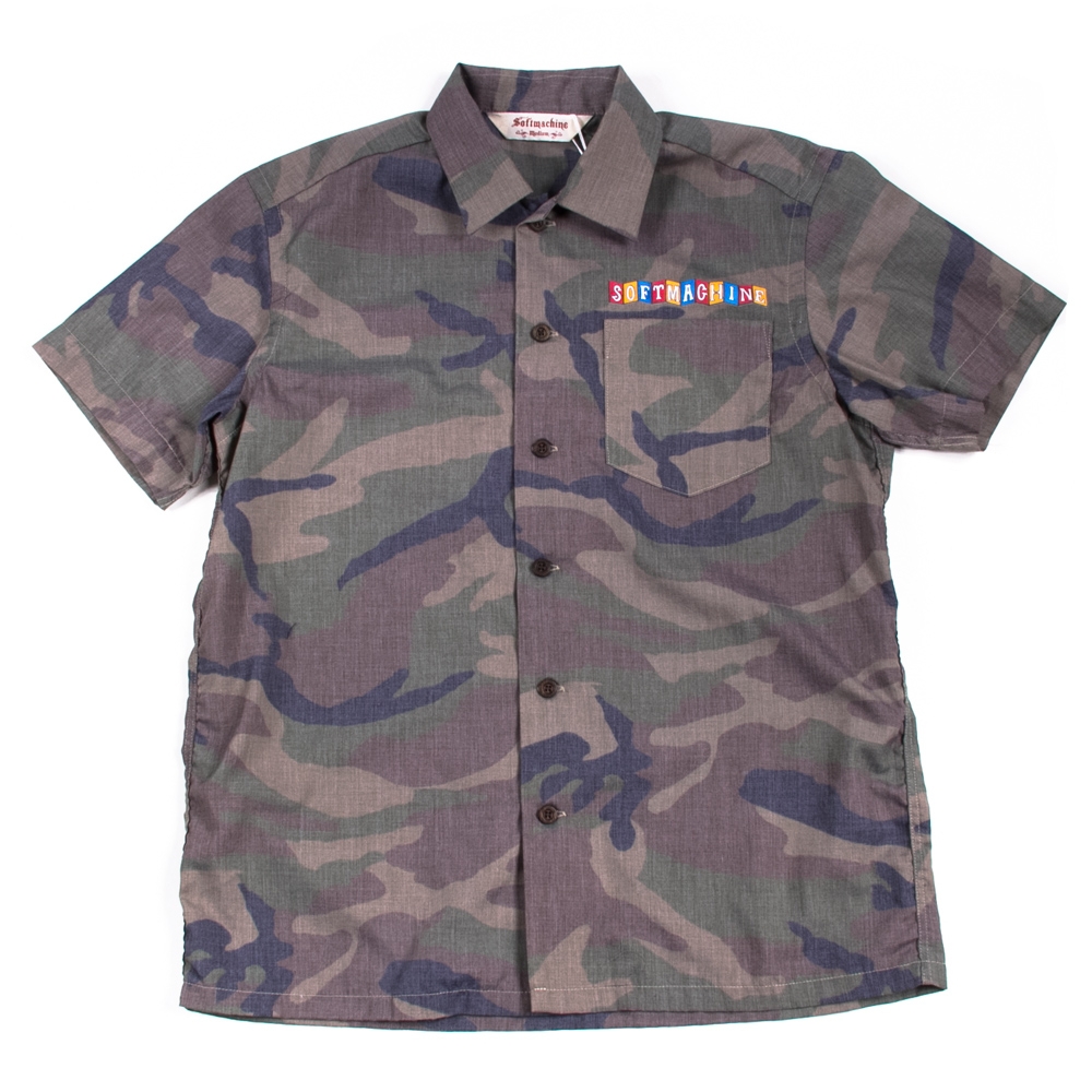 ソフトマシーン セーバー タイガー カモ シャツ