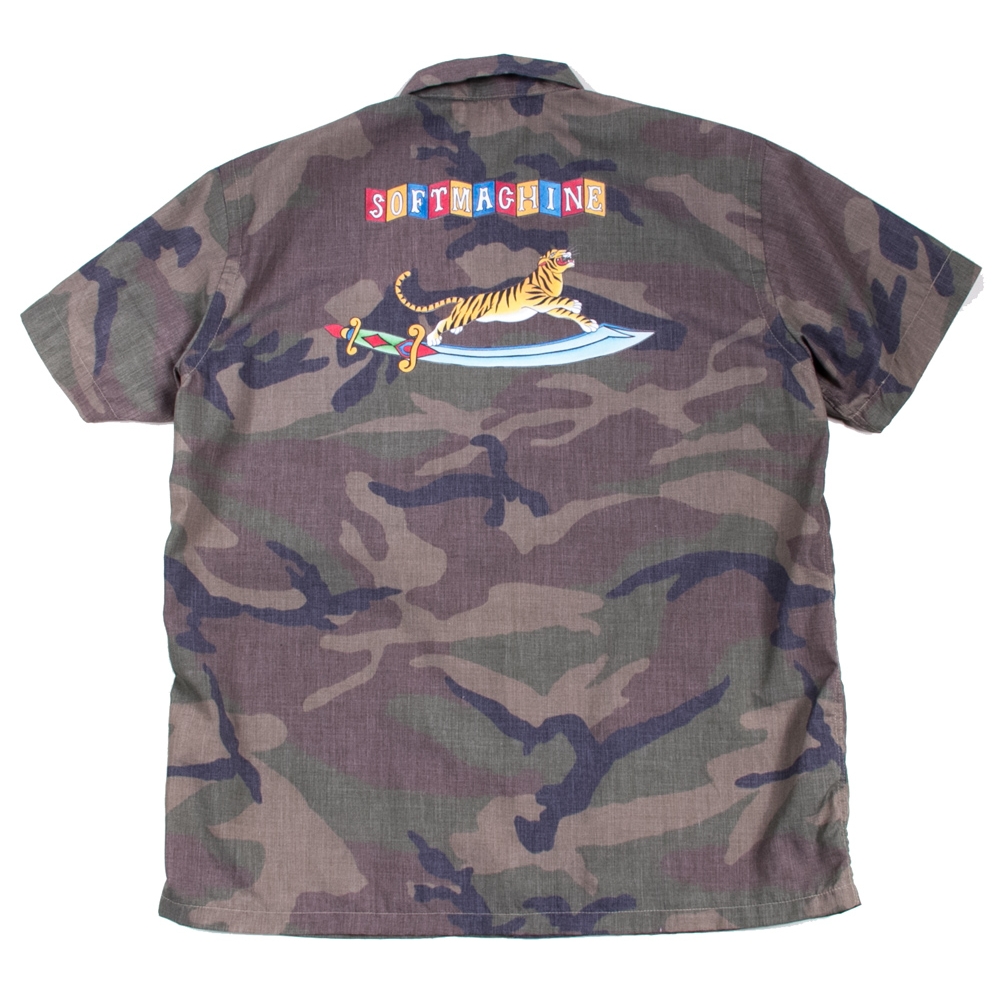 ソフトマシーン セーバー タイガー カモ シャツ