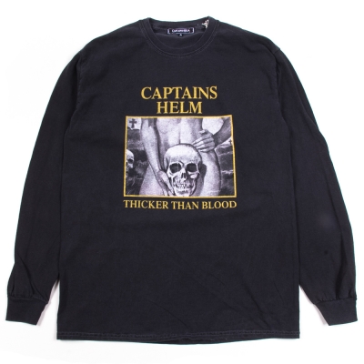 キャプテンズ ヘルム パイレーツ スカル ロングスリーヴ tシャツ