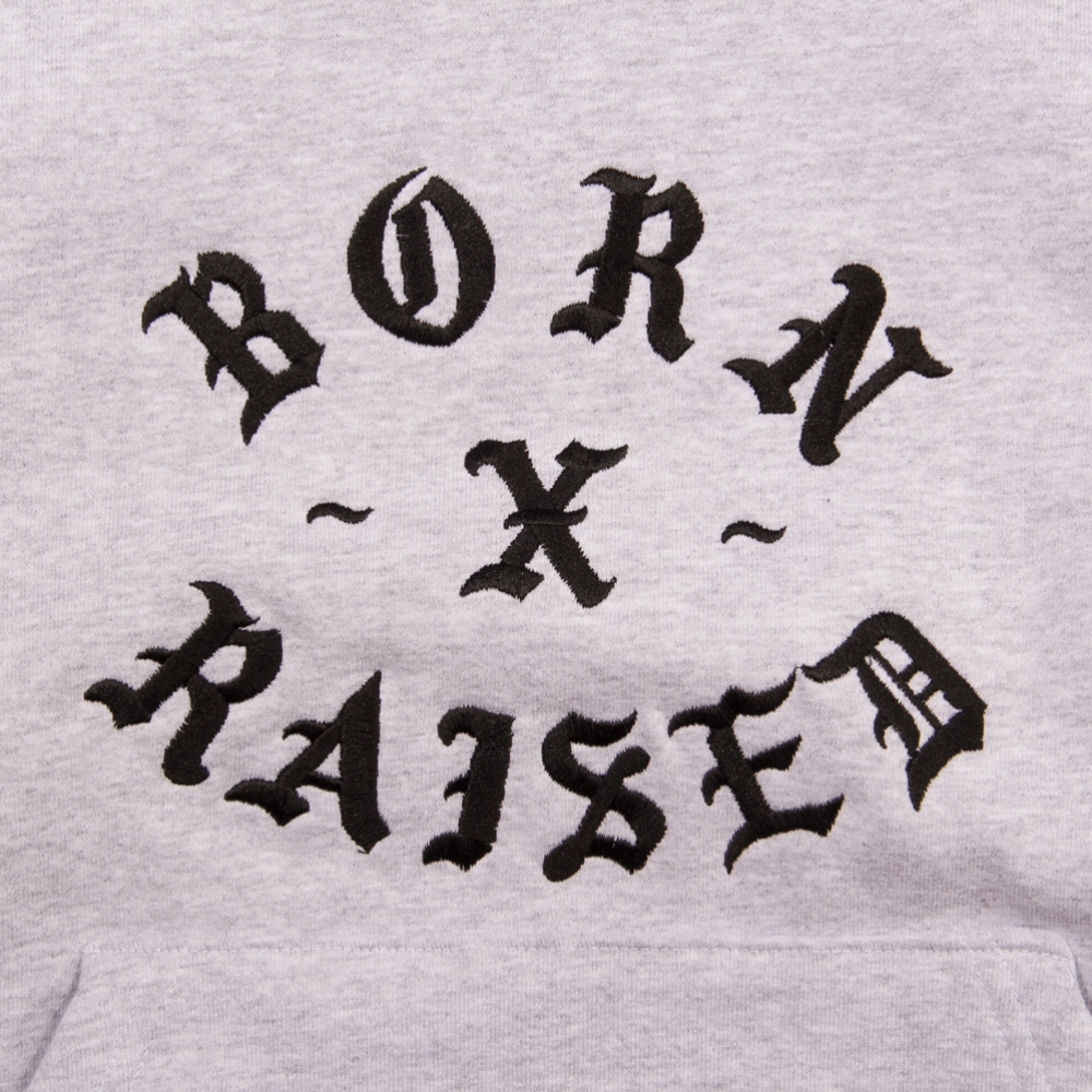 ボーン アンド レイズド フロント ストリート フーディー | BORN X  