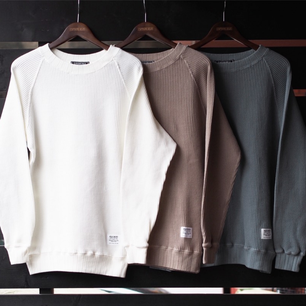 キャプテンズヘルム ワッフル サーマル ロングスリーブ tシャツ